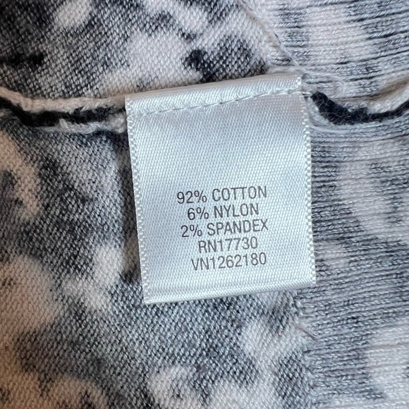 MERONA women Black and White Patterned cardigan Sweater/size S - Picture 5 of 8